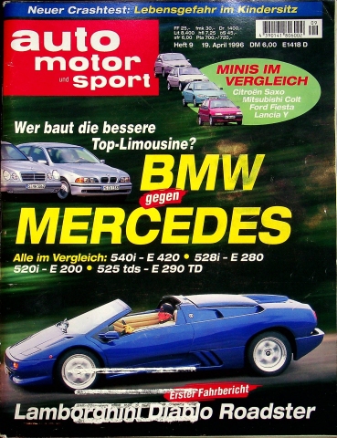 Deckblatt Auto Motor und Sport (09/1996)